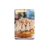 Phayah Ice Cream Puffs Pattern Lavender Scent Car Aroma Rectangle Hanging Fragrance Tablet Car Interior Fragrance Freshener 6p