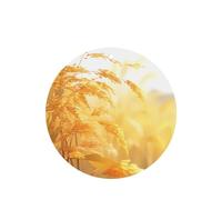 Phayah In The Fields Pattern Lavender Scent Car Aroma Round Shape Hanging Fragrance Tablet Car Interior Fragrance Freshener 6p