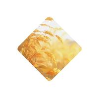 Phayah In The Fields Pattern Lavender Scent Car Aroma Square Hanging Fragrance Tablet Car Interior Fragrance Freshener 4p