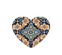 Phayah Infinite Loop Flower Pattern Lavender Scent Car Air Freshener Heart Shape Card Hanging Hanging Scented Card 4 Pcs For Cars Closet Shoe
