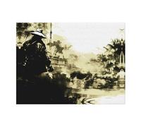 PHAYAH Inked Woods Pattern Flannel 60"X50" Soft Fleece Blanket All Seasons Warm Blanket for Bedding Sofa and Trave