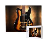 Phayah Instrumental Guitar Puzzles 500 Piece for Jigsaw Puzzle Wooden Puzzle for Family Friend Home Decor Wall Art 20.4 X 15 in