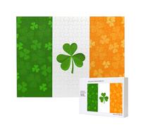 Phayah Irish Flag Puzzles 500 Piece for Jigsaw Puzzle Wooden Puzzle for Family Friend Home Decor Wall Art 20.4 X 15 in