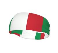 Phayah Italy Flag Pattern Headbands Women Men Sweatband Sports Headband For Running, Cycling, Yoga Gym, Working Out