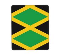 PHAYAH Jamaica Flag Pattern Mouse Pad Designs,Portable Office Non-Slip Rubber Base Wireless Mouse Pad For Gaming Mat For Laptop, Office Home 7.9 X 9.5 In