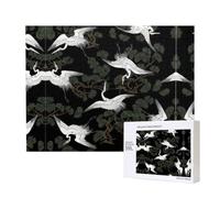 Phayah Japanese Crane Puzzles For Adults 500 Pieces For Home Decor Intelligence Development Toys 20.4 X 15"
