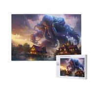 Phayah King Octopus Coming Ashore Jigsaw Puzzles for Adults 1000 Pieces.Home Decor Birthday Party for Men Women 29.5 X 19.7