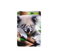 Phayah Koala Sleeping Anima Pattern Lavender Scent Car Air Freshener Rectangle Card Hanging Hanging Scented Card 4 Pcs For Cars Closet Shoe
