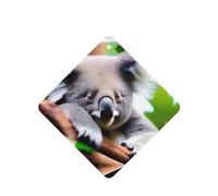 Phayah Koala Sleeping Anima Pattern Lavender Scent Car Air Freshener Square Card Hanging Hanging Scented Card 4 Pcs For Cars Closet Shoe