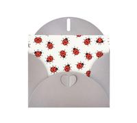 PHAYAH Ladybugs Pattern Infinite Speckled Pattern Blank Greeting Cards With Envelopes 4" X 6" Thank You Cards For Christmas Holiday Birthday Graduation Anniversary Gray