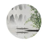 PHAYAH Landscape Painting Round Non-Slip Rubber Mouse Pad- Durable And Comfortable For Office, Gaming, And Learning 8in1 Pc