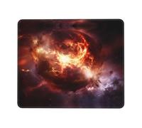 PHAYAH Lava Eruption Pattern Mouse Pads, Portable Wireless Mouse Pad, Non-Slip Rubber Base Laptop Mousepad Smooth Surface for Office & Travel 7.9 X 9.5 in