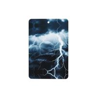 Phayah Lightning Coral Sea Pattern Lavender Scent Car Air Freshener Rectangle Card Hanging Hanging Scented Card 6 Pcs For Cars Closet Drawer