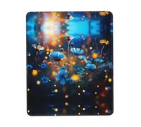 PHAYAH Little Blue Flowers Pattern Mouse Pads, Portable Wireless Mouse Pad, Non-Slip Rubber Base Laptop Mousepad Smooth Surface for Office & Travel 7.9 X 9.5 in