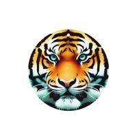 Phayah Little Fat Tiger Head Pattern Lavender Scent Car Air Freshener Round Shape Card Hanging Hanging Scented Card 6 Pcs For Cars Closet Drawer