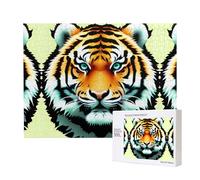 Phayah Little Fat Tiger Head Puzzles for Adults 500 Pieces Children's Intelligence Development Toys 20.4 X 15in