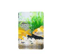 Phayah Little Goldfish Relaxing Pattern Lavender Scent Car Air Freshener Rectangle Card Hanging Hanging Scented Card 6 Pcs For Cars Closet Drawer