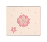 PHAYAH Little Pink Cherry Blossoms Pattern Mouse Pads, Portable Wireless Mouse Pad, Non-Slip Rubber Base Laptop Mousepad Smooth Surface for Office & Travel 10 X 12 Inch