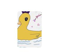 Phayah Little Yellow Duck Pattern Lavender Scent Car Air Freshener Rectangle Card Hanging Hanging Scented Card 4 Pcs For Cars Closet Shoe