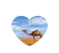 Phayah Lonely Camel Pattern Lavender Scent Car Air Freshener Heart Shape Card Hanging Hanging Scented Card 4 Pcs For Cars Closet Drawer
