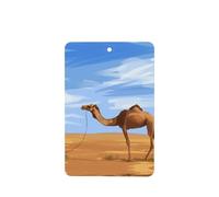 Phayah Lonely Camel Pattern Lavender Scent Car Air Freshener Rectangle Card Hanging Hanging Scented Card 4 Pcs For Cars Closet Drawer