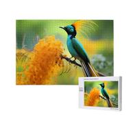 Phayah Long-Plume Bluebird Jigsaw Puzzles for Adults 1000 Pieces.Home Decor Birthday Party for Men Women 29.5 X 19.7