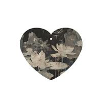Phayah Lotus Flower Dragonfly Pattern Lavender Scent Car Air Freshener Heart Shape Card Hanging Hanging Scented Card 4 Pcs For Cars Closet Drawer