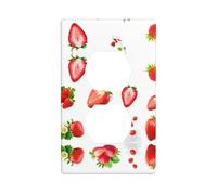 Phayah Love Bite Pattern Duplex Receptacle Outlet Wall Plate Standard Size Polycarbonate Thermoplastic Dual Plug Covers