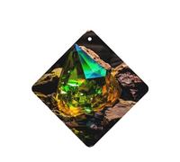 Phayah Magic Gems Pattern Lavender Scent Car Air Freshener Square Card Hanging Hanging Scented Card 6 Pcs For Cars Closet Drawer