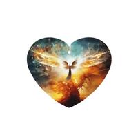 Phayah Magic Tree Wings Pattern Lavender Scent Car Air Freshener Heart Shape Card Hanging Hanging Scented Card 4 Pcs For Cars Closet Drawer