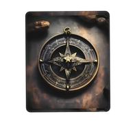 PHAYAH Magical Design Norse Runes Compass Pattern Mouse Pad Designs,Portable Office Non-Slip Rubber Base Wireless Mouse Pad For Gaming Mat For Laptop, Office Home 10 X 12 Inch