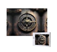 Phayah Magical Design Norse Runes Compass Puzzles 1000 Piece for Jigsaw Puzzle Wooden Puzzle Forfamily Friend Home Decor Wall Art 29.5 X 19.7 in
