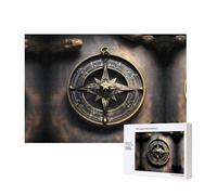 Phayah Magical Design Norse Runes Compass Puzzles 300 Piece for Jigsaw Puzzle Wooden Puzzle for Family Friend Home Decor Wall Art 15.7 X 11in