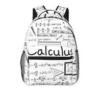 PHAYAH Math Geometry Geek Calculus Pattern Casual Shoulders Classical Basic Travel Backpack Travel And Outdoor Activities Resistant