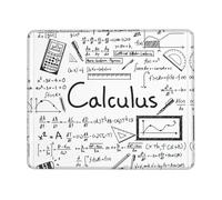 Phayah Math Geometry Geek Calculus Pattern Mouse Pad Waterproof Surface & Non-Slip Rubber Base with Stitched Edges Gaming Mouse Mat for Laptop 8.3 X 10.3 in