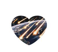 Phayah Meteorite Impact Pattern Lavender Scent Car Air Freshener Heart Shape Card Hanging Hanging Scented Card 6 Pcs For Cars Closet Drawer