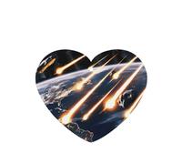 Phayah Meteorite Impact Pattern Lavender Scent Car Air Freshener Heart Shape Card Hanging Hanging Scented Card 4 Pcs For Cars Closet Drawer