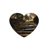 Phayah Midnight Dim Path Pattern Lavender Scent Car Air Freshener Heart Shape Card Hanging Hanging Scented Card 4 Pcs For Cars Closet Drawer