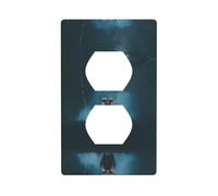 Phayah Misty Rat Cow Patterndecorative Outlet Covers Receptacle Duplex Light Switch Plate Single Dual Plug Covers