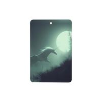 Phayah Misty Unicorn Pattern Lavender Scent Car Air Freshener Rectangle Card Hanging Hanging Scented Card 4 Pcs For Cars Closet Drawer