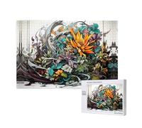 Phayah Mixed Flowers Jigsaw Puzzles for Adults 1000 Pieces.Home Decor Birthday Party for Men Women 29.5 X 19.7