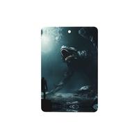 Phayah Monster Under The Sea Pattern Lavender Scent Car Air Freshener Rectangle Card Hanging Hanging Scented Card 6 Pcs For Cars Closet Drawer