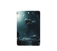 Phayah Monster Under The Sea Pattern Lavender Scent Car Air Freshener Rectangle Card Hanging Hanging Scented Card 4 Pcs For Cars Closet Drawer