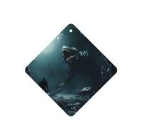 Phayah Monster Under The Sea Pattern Lavender Scent Car Air Freshener Square Card Hanging Hanging Scented Card 4 Pcs For Cars Closet Drawer