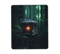 Phayah Music Box in The Rainforest Pattern Mouse Pad Designs,Portable Office Non-Slip Rubber Base Wireless Mouse Pad for Gaming Mat for Laptop, Office Home 10 X 12 Inch