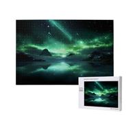 Phayah Mysterious Aurora Weather Jigsaw Puzzles For Adults 1000 Pieces.Home Decor Birthday Party For Men Women 29.5 X 19.7"