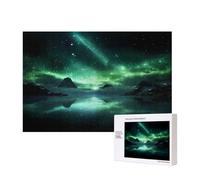 Phayah Mysterious Aurora Weather Jigsaw Puzzles For Adults 300 Pieces.Home Decor Birthday Party For Men Women 15.7 X 11"