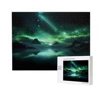 Phayah Mysterious Aurora Weather Jigsaw Puzzles For Adults 500 Pieces.Home Decor Birthday Party For Men Women 20.4 X 15"