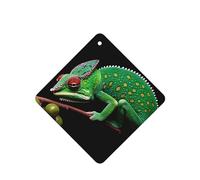 Phayah Mysterious Chameleon Pattern Lavender Scent Car Aroma Square Hanging Fragrance Tablet Car Interior Fragrance Freshener 6p