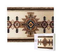 Phayah Native American Painting Puzzles 500 Piece for Jigsaw Puzzle Wooden Puzzle for Family Friend Home Decor Wall Art 20.4 X 15 in